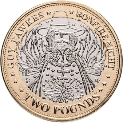 купить Гернси 2 фунта 2025 "Необычные британские традиции - Ночь костров Гая Фокса"