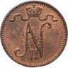 Купить 1 пенни (penni) 1911 Российская Финляндия, в слабе Монетник.ру MS64