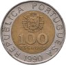 Купить Португалия 100 эскудо (escudos) 1990
