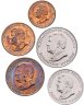 Купить Туркменистан набор монет 1993 (5 штук) "Сапармурат Ниязов"