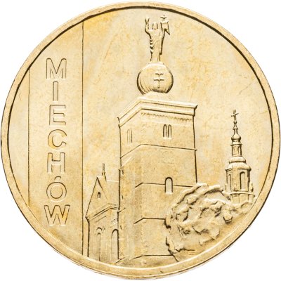 купить Польша 2 злотых 2010 "Город Мехув (Miechow)"