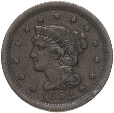 купить США 1 цент (cent) 1840 - 1857 Голова Свободы, СЛУЧАЙНЫЙ ГОД