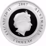 Купить Австралия 1 доллар (dollar) 2007 Proof "Восточный календарь - Год Свиньи" с голограммой в коробке с сертификатом