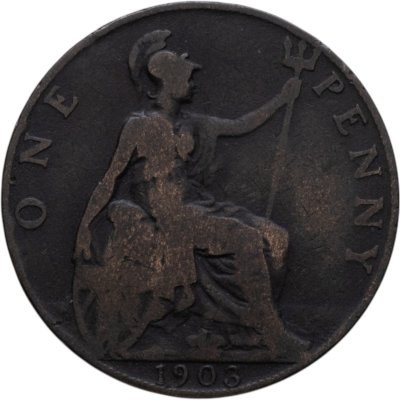 купить Великобритания 1 пенни (penny) 1903