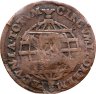 Купить Бразилия 40 реалов 1809, надчекан на 20 реалах 1736