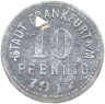 Купить Германия, Франкфурт 10 пфеннигов 1917