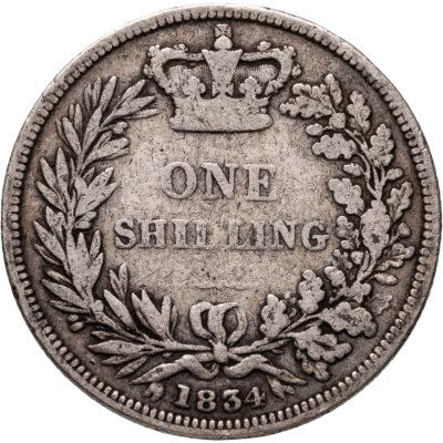 купить Великобритания 1 шиллинг (shilling) 1834