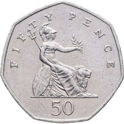 купить Великобритания 50 пенсов (pence) 1997