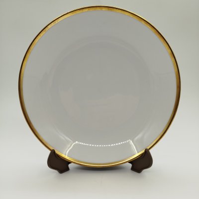 купить Тарелка суповая с золотой каймой, фарфор, золочение, Eschenbach, Германия, 1930-1950 гг.