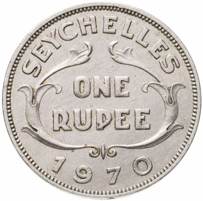 купить Сейшелы 1 рупия (rupee) 1970