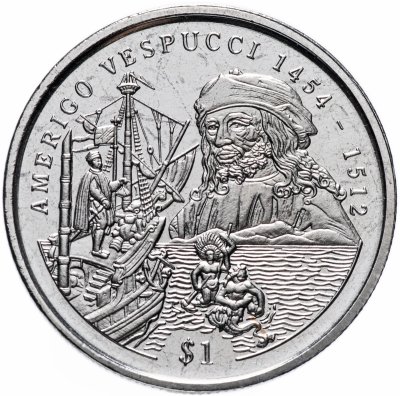 купить Сьерра-Леоне 1 доллар (dollar) 1999 Америго Веспуччи