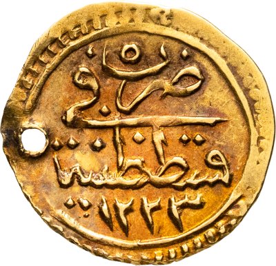 купить Османская империя 1/4 зери махбуб 1812 (1223 г.Х., 5 год правления) Махмуд II