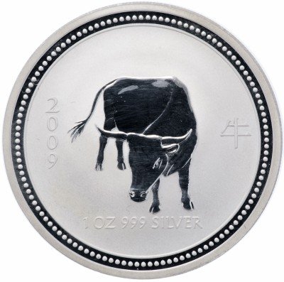 Купить Австралия 1 доллар 2007 Год быка