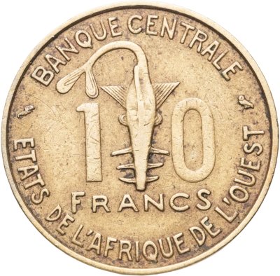 купить Западная Африка (BCEAO) 10 франков (francs) 1964