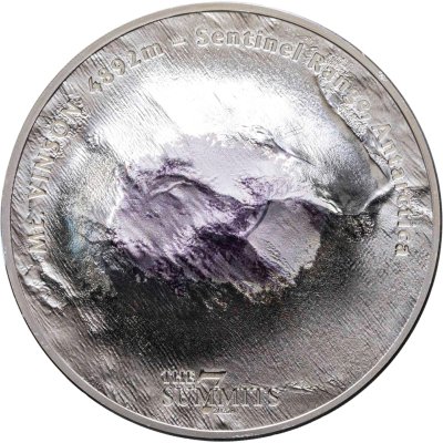 купить Острова Кука 25 долларов 2022 "7 вершин - Горный массив Винсон", в футляре