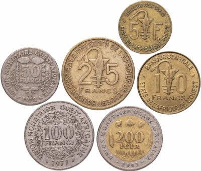 купить Западная Африка набор монет 1971-2003 (6 штук)