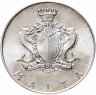 Купить Мальта 4 лиры (liri) 1974 Ворота Коттонеры