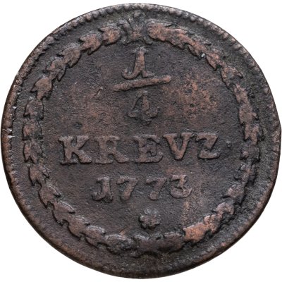 купить Курфюршество Пфальц ¼ крейцера 1773