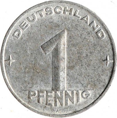 Купить Восточная Германия (ГДР) 1 пфенниг 1953