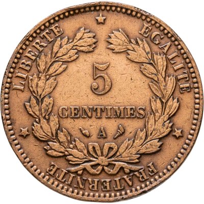 купить Франция 5 сантимов 1897