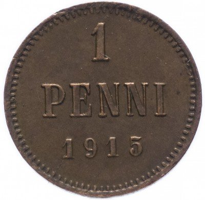 Купить Для Финляндии 1 пенни 1915