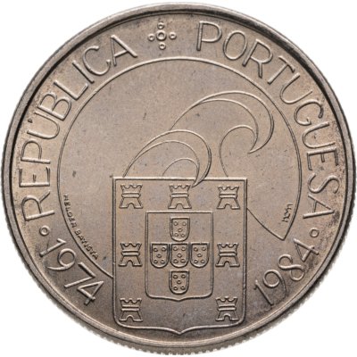 купить Португалия 25 эскудо 1984 «10 лет революции»