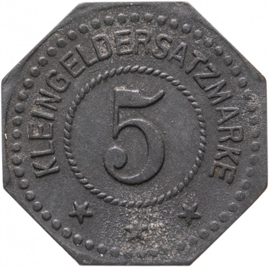 купить Германия (Розенхайм) нотгельд 5 пфеннигов 1917
