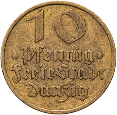 купить Данциг 10 пфеннигов (pfennig) 1932