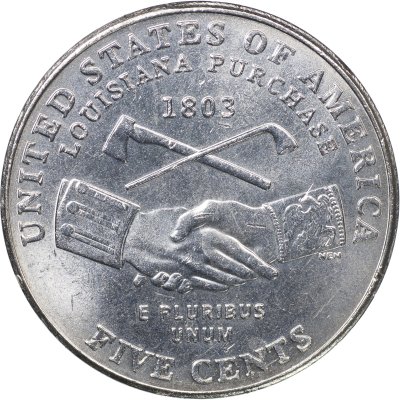 купить США 5 центов [Никель] 2004 P [KM#360] "Покупка Луизианы"
