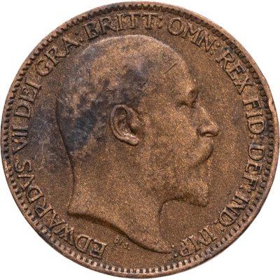 купить Великобритания 1 фартинг (farthing) 1909