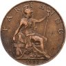 Купить Великобритания 1 фартинг (farthing) 1909