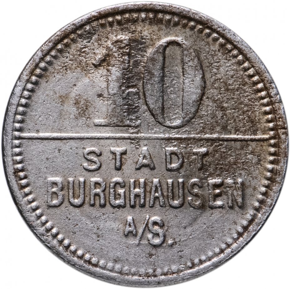 купить Германия, Бургхаузен 10 пфенниг 1918
