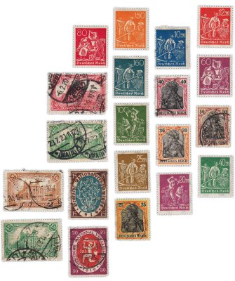 купить Германия набор из 20 марок "Различные номиналы"