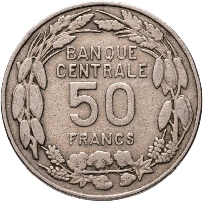купить Камерун 50 франков (francs) 1960