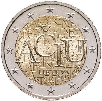 купить Литва 2 евро 2015 "Литовский язык"