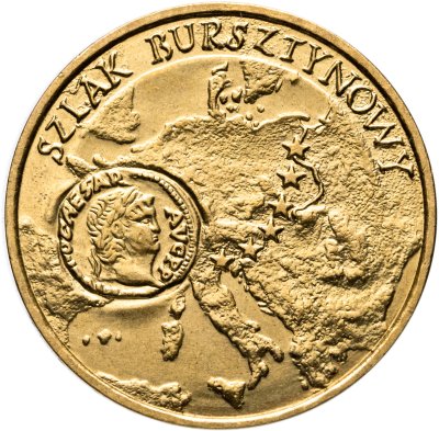 купить Польша 2 злотых 2001 "Янтарный путь"