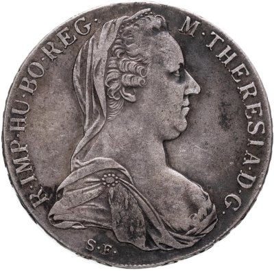 купить Австрия 1 талер 1780 SF - посмертный выпуск (рестрайк) талера Марии Терезии