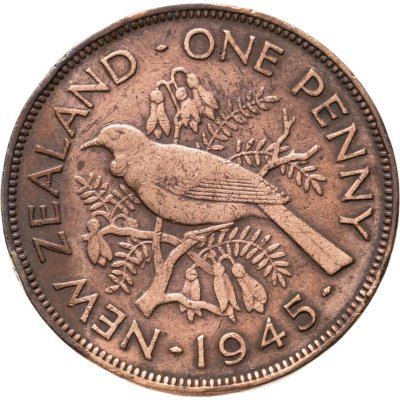 купить Новая Зеландия 1 пенни (penny) 1945