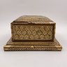 Купить Сигаретница настольная, выполненная в технике хатам, дерево, инкрустация перламутром, Азия, 1950-1970 гг.