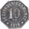 Купить Германия, Эльванген 10 пфеннигов 1918