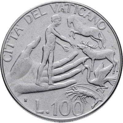купить Ватикан 100 лир 1988