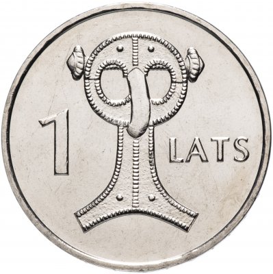 купить Латвия 1 лат 2007 "Сова (Сакта)"