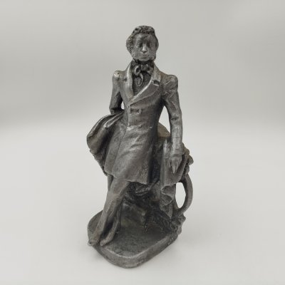 купить Статуэтка "Пушкин на мосту", силумин, СССР, 1960-1980 гг.