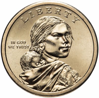 купить США 1 доллар серия "Коренные Американцы", случайная монета