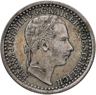 купить Австрия 5 крейцеров 1858, знак монетного двора "A" - Вена