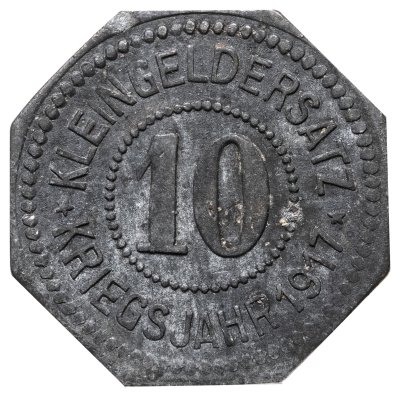 купить Германия, Берхинг 10 пфеннигов 1917