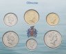 Купить Новая Зеландия официальный набор из 6-ти монет 1993 года "Зимородок" в буклете