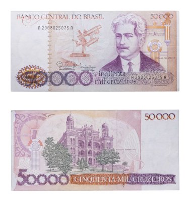 купить Бразилия 50000 крузейро 1985