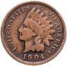 Купить США 1 цент 1904 "Indian Head Cent"