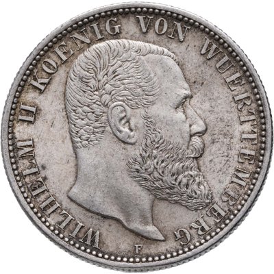 купить Германская империя, Вюртемберг 2 марки 1906 F